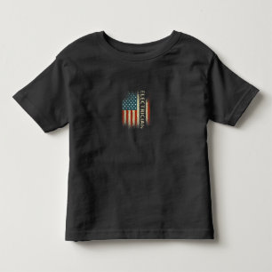 Camiseta Infantil Mens Patriótico Eleicioso Oferece Bandeira Americ