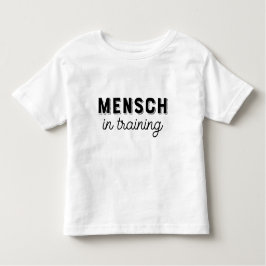 Camiseta Infantil Mensch em Treinamento de Humor Judaico