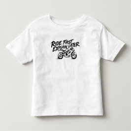 Camiseta Infantil Mentalidade de Ação do Piloto de Sportbike