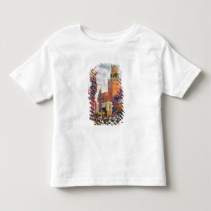 Camiseta Infantil Mercado da páscoa na Moscovo Kremlin, 1917