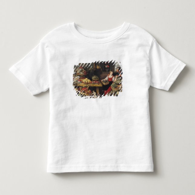 Camiseta Infantil Mercado de frutas e legumes (Frente)