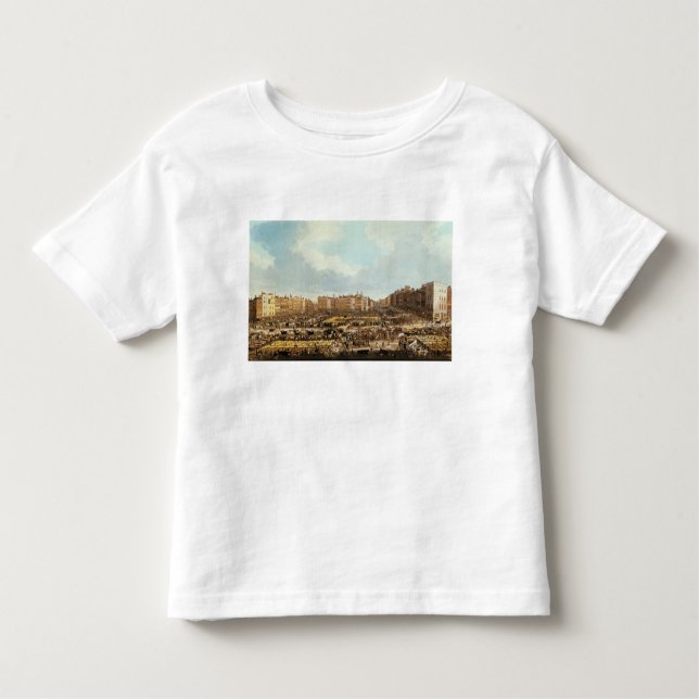 Camiseta Infantil Mercado de Smithfield, gravado por R.G. Reeve (Frente)