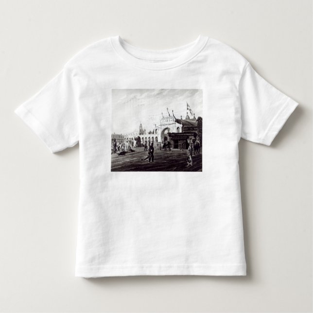 Camiseta Infantil Mercado, gravado por Daniel Havell 1820 (Frente)