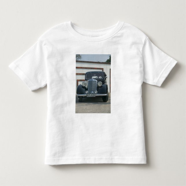 Camiseta Infantil Mercedes antiga (Frente)