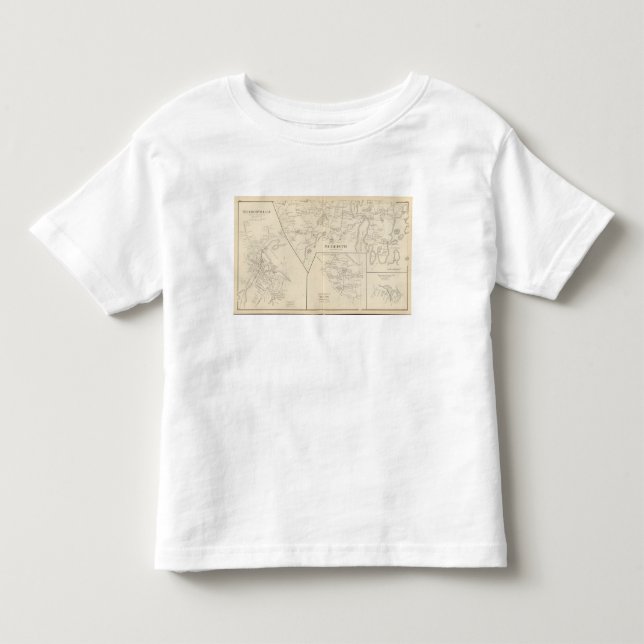 Camiseta Infantil Meredith, vila de Meredith (Frente)