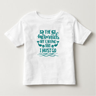 Camiseta Infantil Mermaid Beach As Sereias Chamam