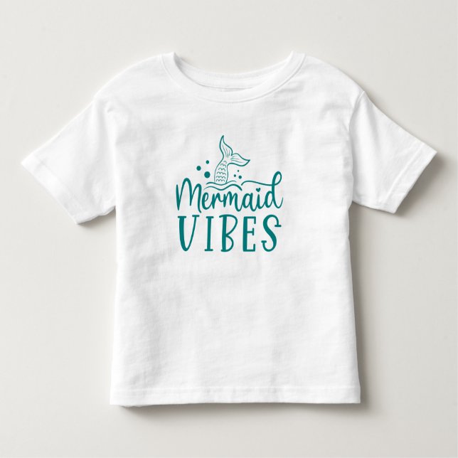 Camiseta Infantil Mermaid Beach | Sereia (Frente)