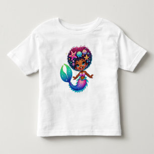 Camiseta Infantil Mermaid Girl Toddler T-Shirt
