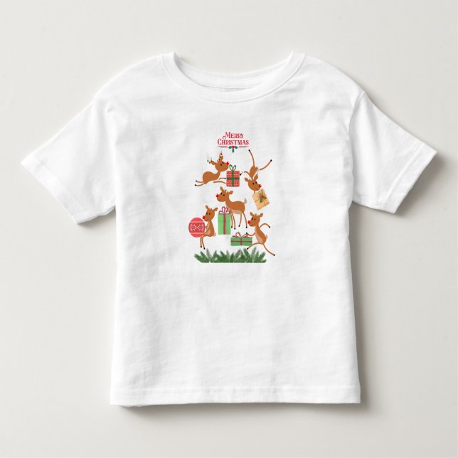 Camiseta Infantil Merry Christmas Runa (Frente)