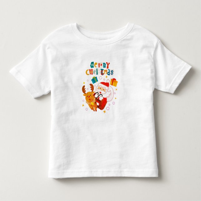 Camiseta Infantil Merry Christmas T-Shirt (Frente)