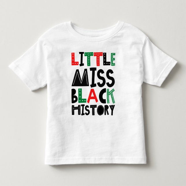 Camiseta Infantil Mês da História Negra (Frente)