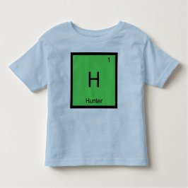 Camiseta Infantil Mesa Periódica do Elemento de Química do Nome do C