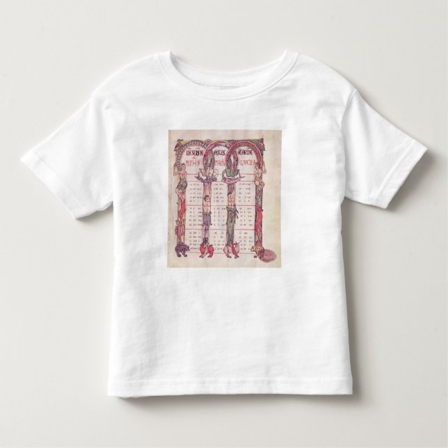 Camiseta Infantil Mesas de Canon dos evangelistas (Frente)