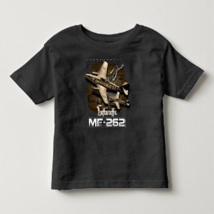 Camiseta Infantil Messerschmitt ME- 262 Luftwaffe Aircraft