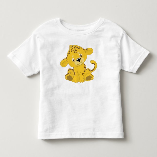 Camiseta Infantil Meu Bebê Leopardo (Frente)