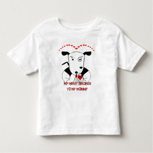 Camiseta Infantil Meu Coração Pertence à Minha Mamãe
