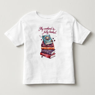 Camiseta Infantil Meu fim de semana está totalmente ocupado
