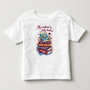 Camiseta Infantil Meu fim de semana está totalmente ocupado