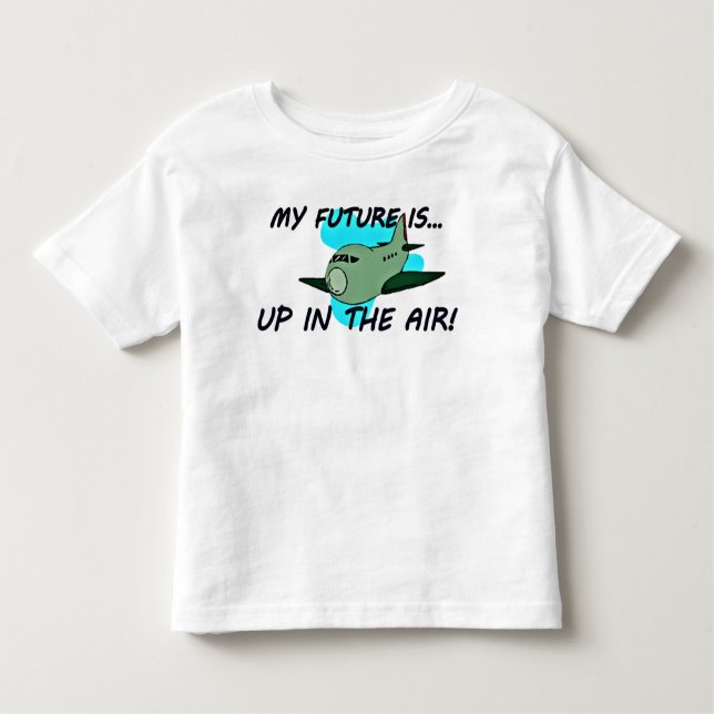Camiseta Infantil Meu futuro está no ar (Frente)
