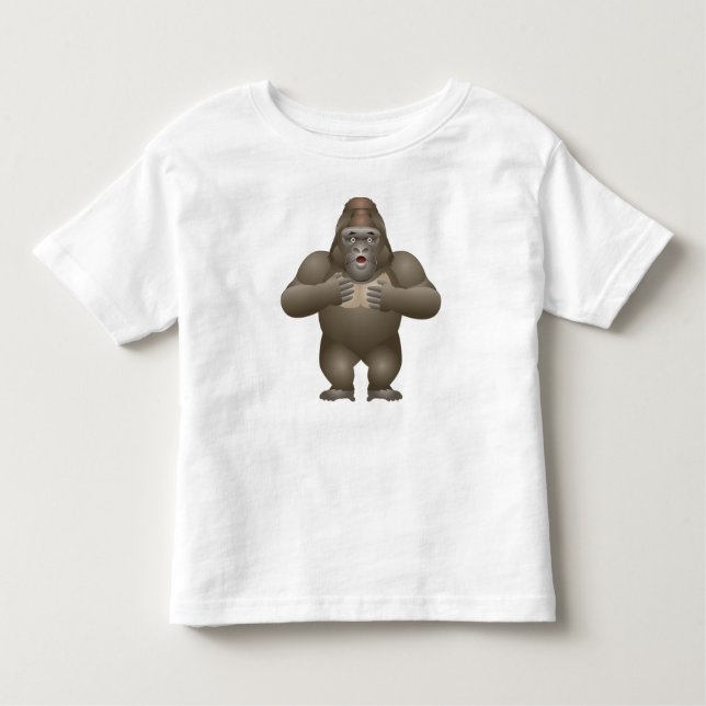 Camiseta Infantil Meu gorila (Frente)