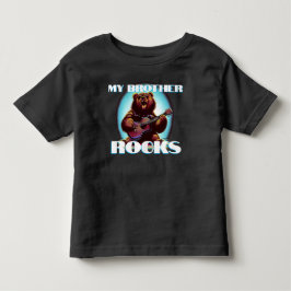 Camiseta Infantil Meu Irmão é Incrível! Urso Colorido