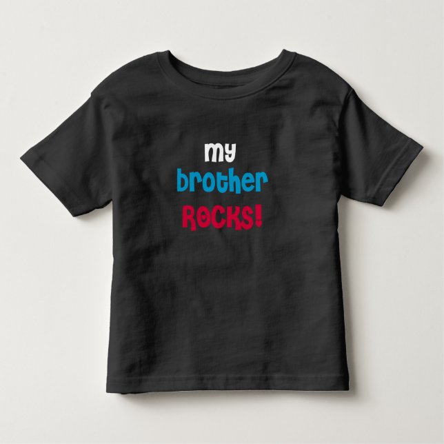 Camiseta Infantil Meu Irmão Rocks (Frente)