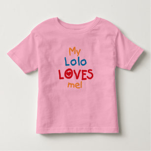Camiseta Infantil Meu Lolo me ama T-shirts e presentes