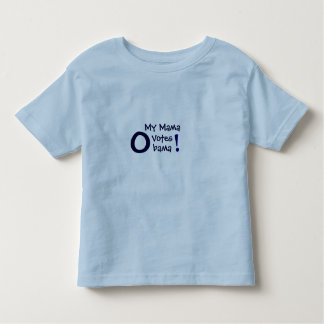 Camiseta Infantil Meu Mama, votos, bama, O!