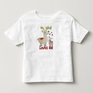 Camiseta Infantil Meu Mimi amam-me lama