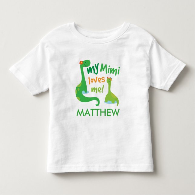 Camiseta Infantil Meu Mimi amam-me personalizaram o t-shirt do (Frente)