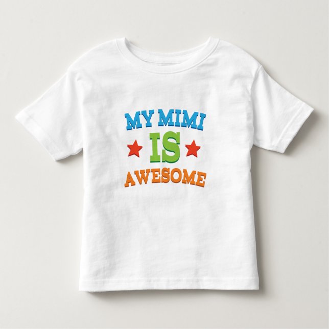 Camiseta Infantil Meu Mimi são impressionante (Frente)