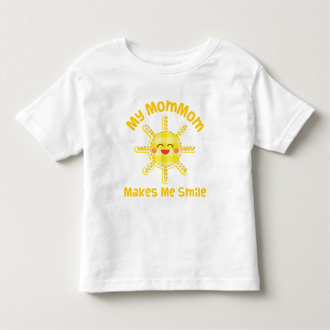 Camiseta Infantil Meu Mommom faz-me sorrir (Frente)