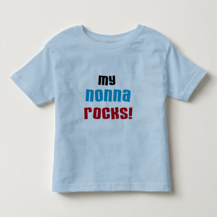 Camiseta Infantil Meu Nonna balança t-shirt e presentes