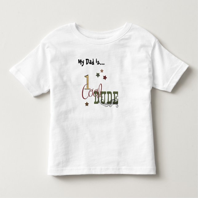 Camiseta Infantil Meu Pai é um cara Legal (Frente)