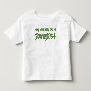 Camiseta Infantil Meu pai é um Junglist