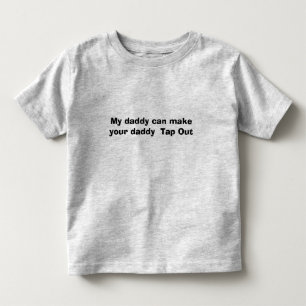 Camiseta Infantil Meu pai pode fazer seu pai bater para fora