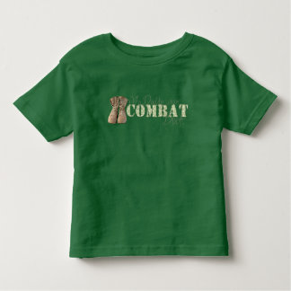 Camiseta Infantil Meu Pai veste Combater Boots