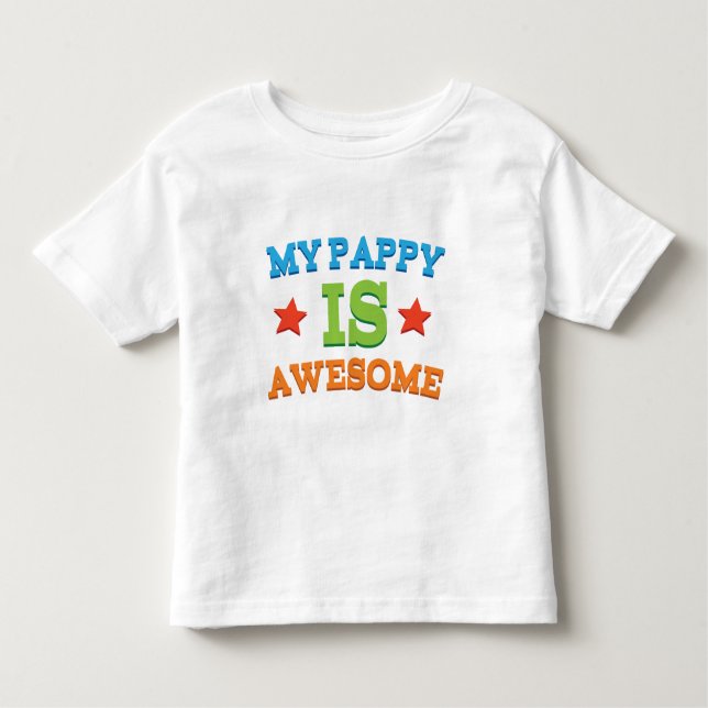 Camiseta Infantil Meu Pappy é impressionante (Frente)