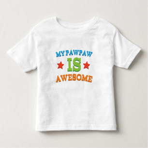 Camiseta Infantil Meu Pawpaw é impressionante