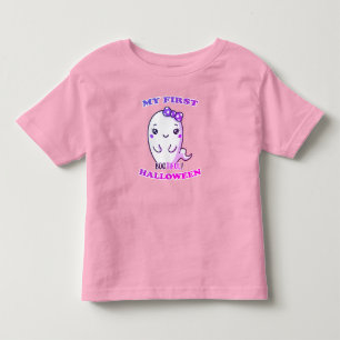 Camiseta Infantil Meu Primeiro Halloween, Bela Menina Bebê Fofa 2023