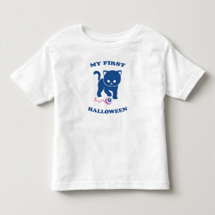 Camiseta Infantil Meu Primeiro Halloween Fantasia de Bebê Menino Men