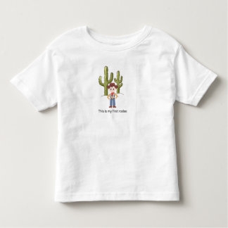 Camiseta Infantil Meu primeiro rodeio