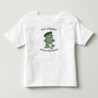 Camiseta Infantil Meu Primeiro Traje de Halloween Bebê Menino Menina