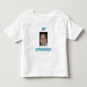 Camiseta Infantil Meu, super-herói! - Personalizado