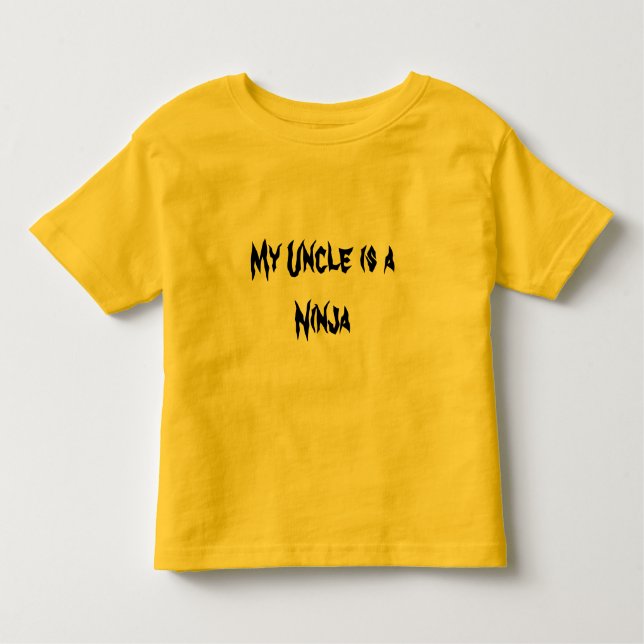 Camiseta Infantil Meu tio é um Ninja (Frente)