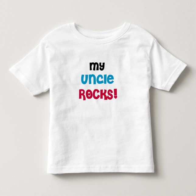 Camiseta Infantil Meu tio Rocha (Frente)
