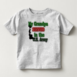 Camiseta Infantil Meu vovô servido