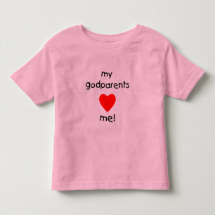 Camiseta Infantil Meus Godparents amam-me