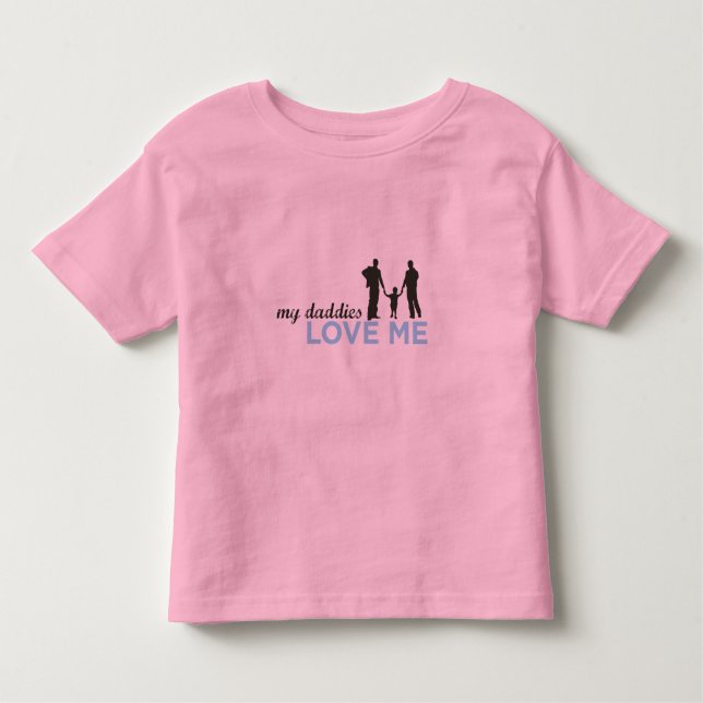 Camiseta Infantil Meus pais amam-me (Frente)
