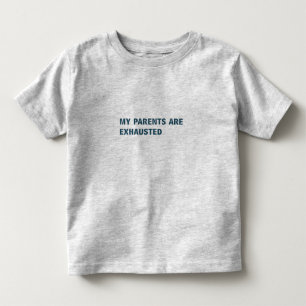 Camiseta Infantil Meus Pais Estão Esgotados